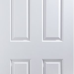 Internal White Primed Smooth 4 Panel FD30 44mm Fire door